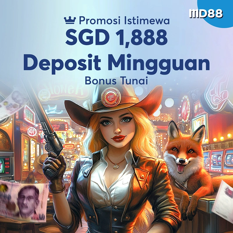 Bonus Deposit Mingguan ##Deposit dan pertaruhkan bersama kami sekarang. Dapatkan Bonus SGD 1,888 dalam masa 1 Minggu!