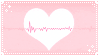heart with audio bars
