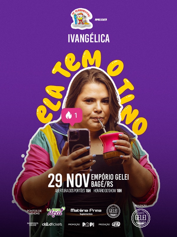 STAND UP COM IVANGÉLICA