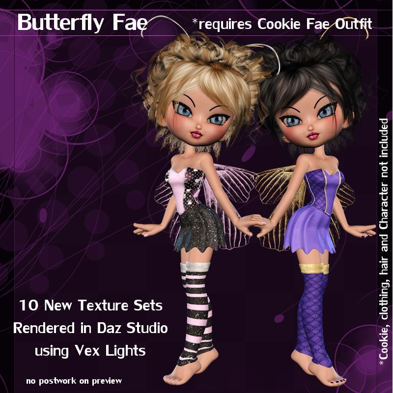 Butterfly Fae for Cookie Fae