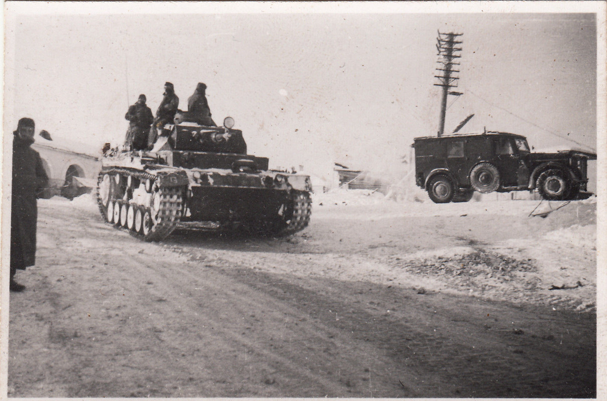 Wehrmacht Rußland deutscher Panzer III Kennung G