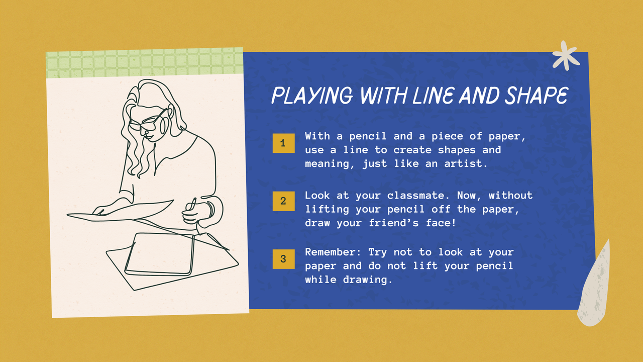 Elements of Art - Lines and Shapes Presentation