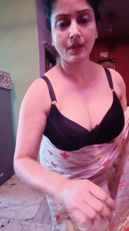 Bengali busty lady huge tits in black satin Bra mkv snapshot 00 00 000
