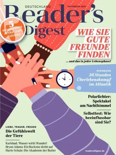Readers Digest Magazin No 09 September 2025
Readers Digest Magazin No 09 September 2025