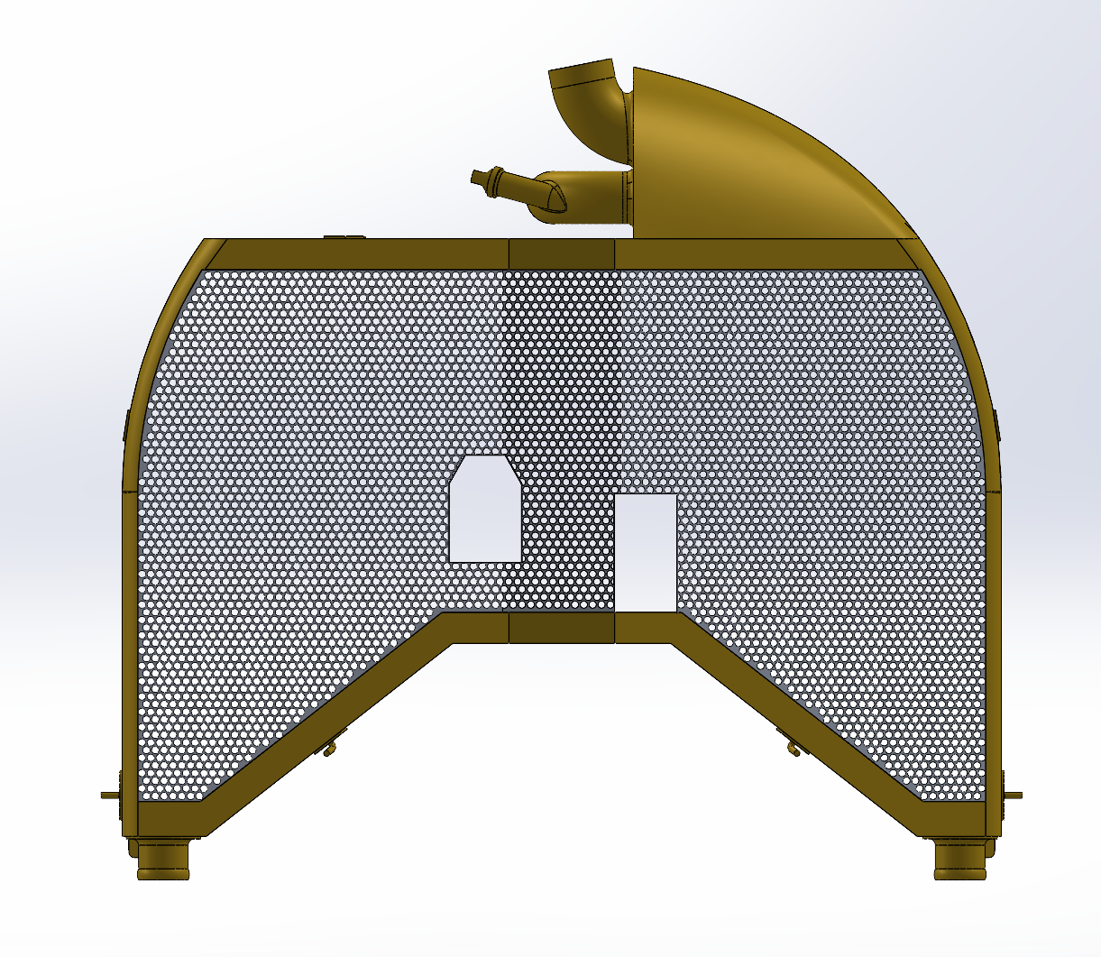 Fokker D VII Radiator CAD7