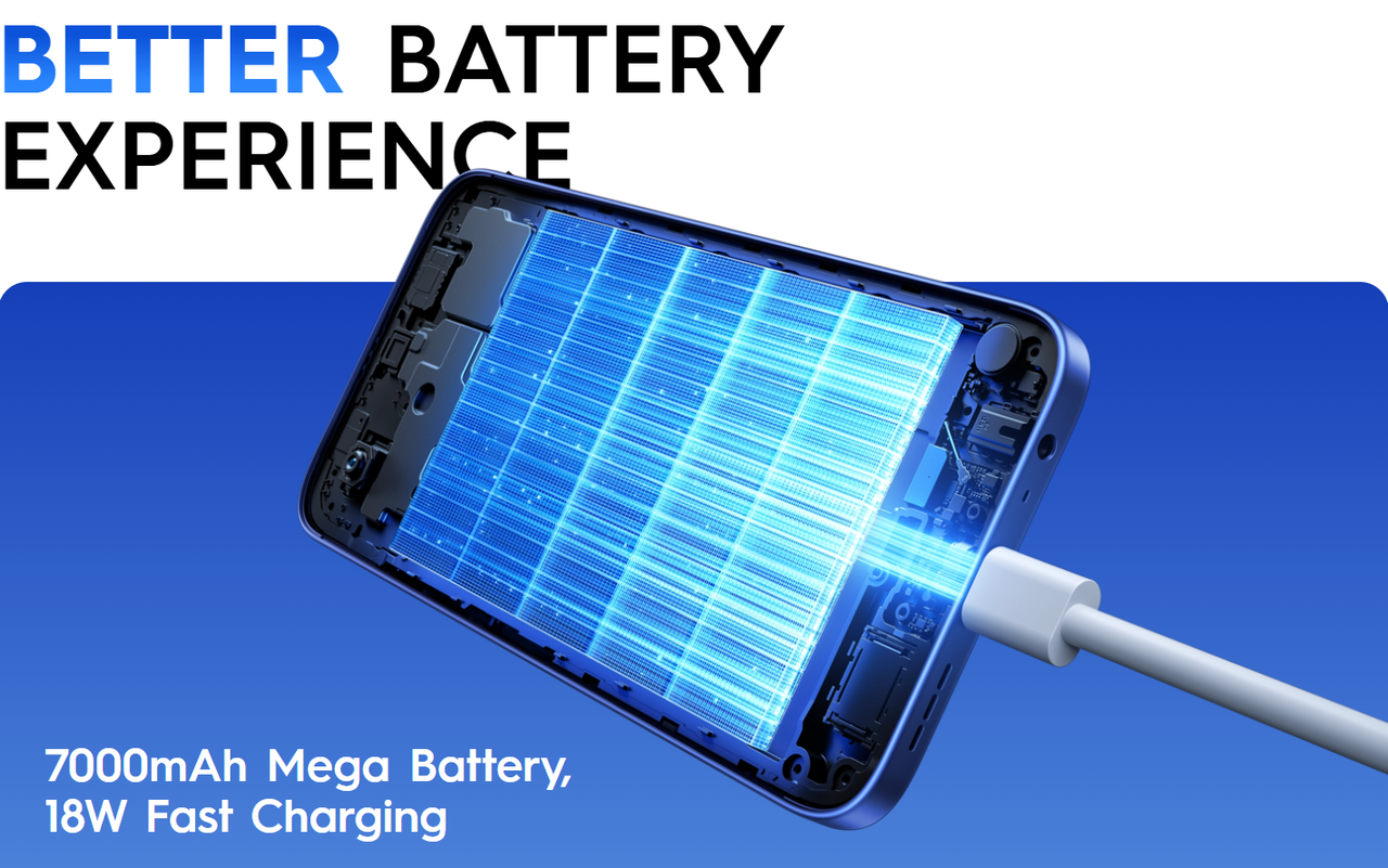 Massive 7000mAh Battery