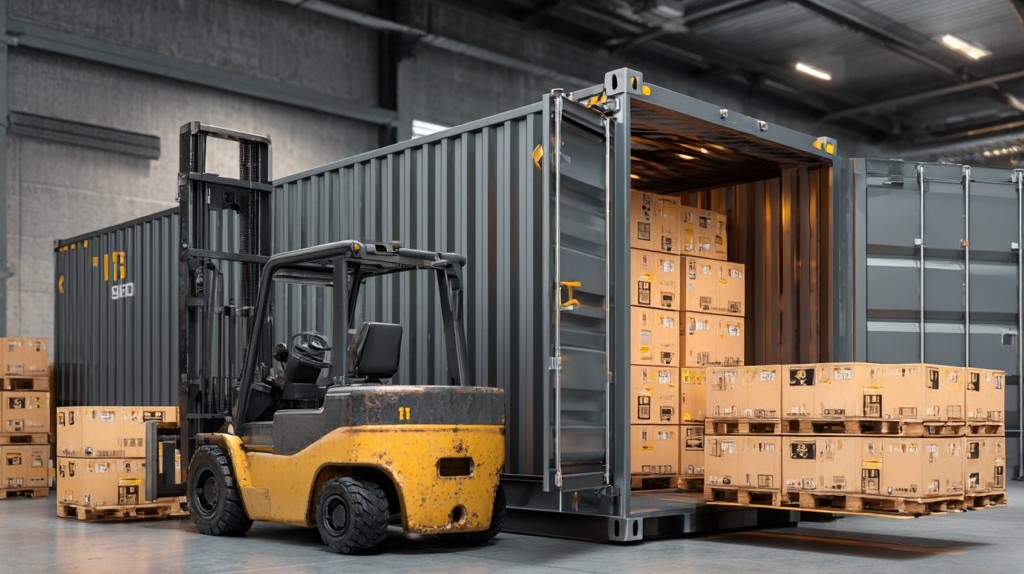 Контейнер на складе