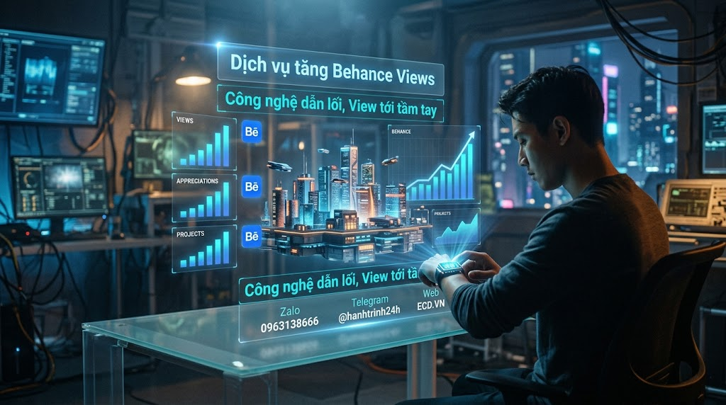 tăng behance views cao cấp tăng tương tác