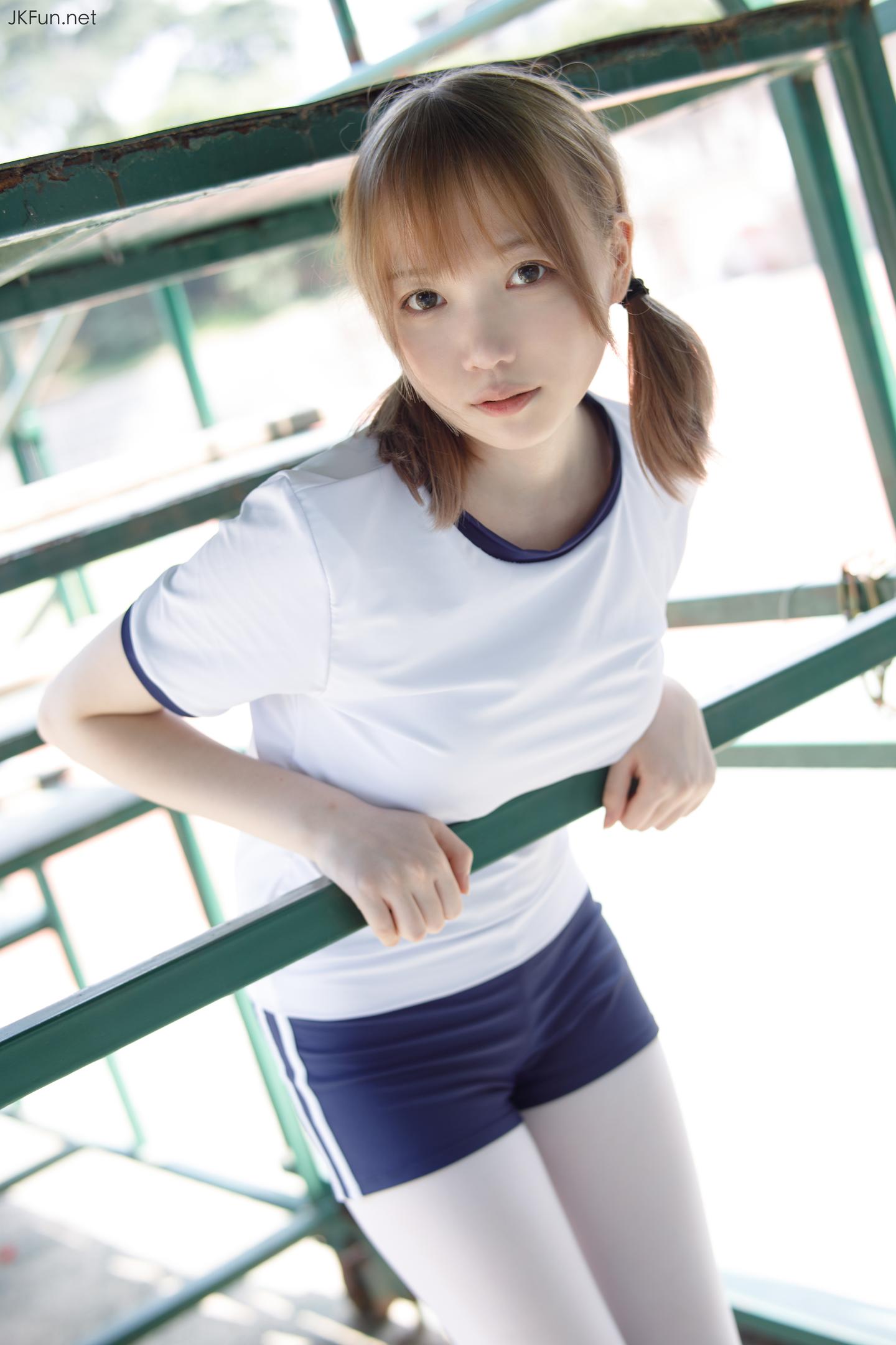 森萝财团 [JKFUN-019] Aika - 80D白丝外景体操服 95
