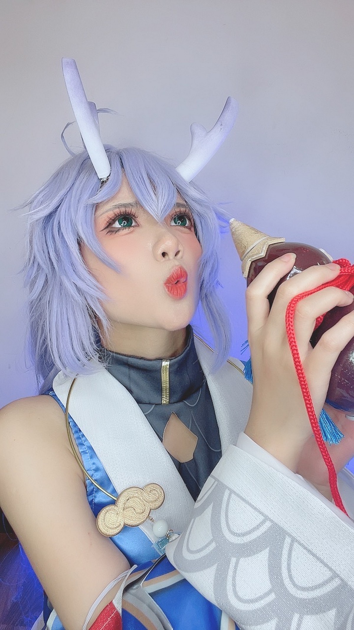 PoppaChan Bailu Cosplay Pack (Honkai Star Rail) – 155 Photos 12 Videos 457MB插图3