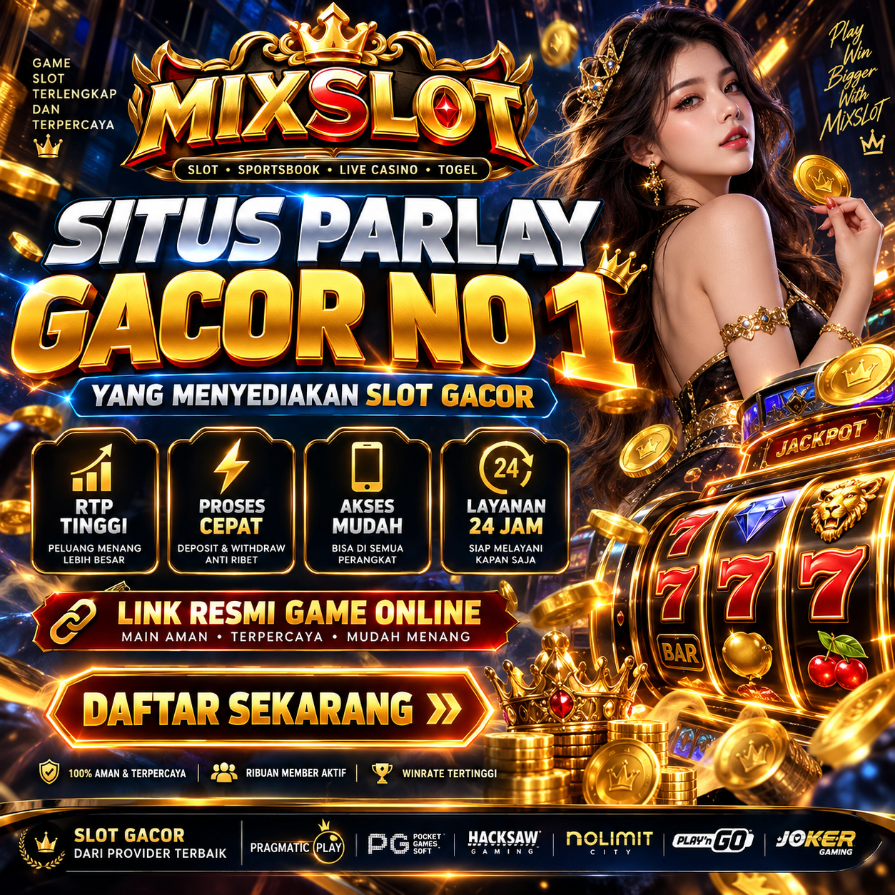 Mixslot Tempat Deposit Qris Online Dengan Nominal Terkecil 5000 Saja Bisa jackpot