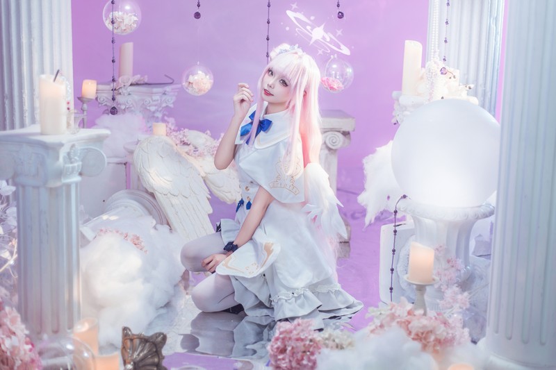 艾西Aiwest 碧蓝档案圣园未花Cosplay写真图集 高清美图合集 40P (415.8M)插图2