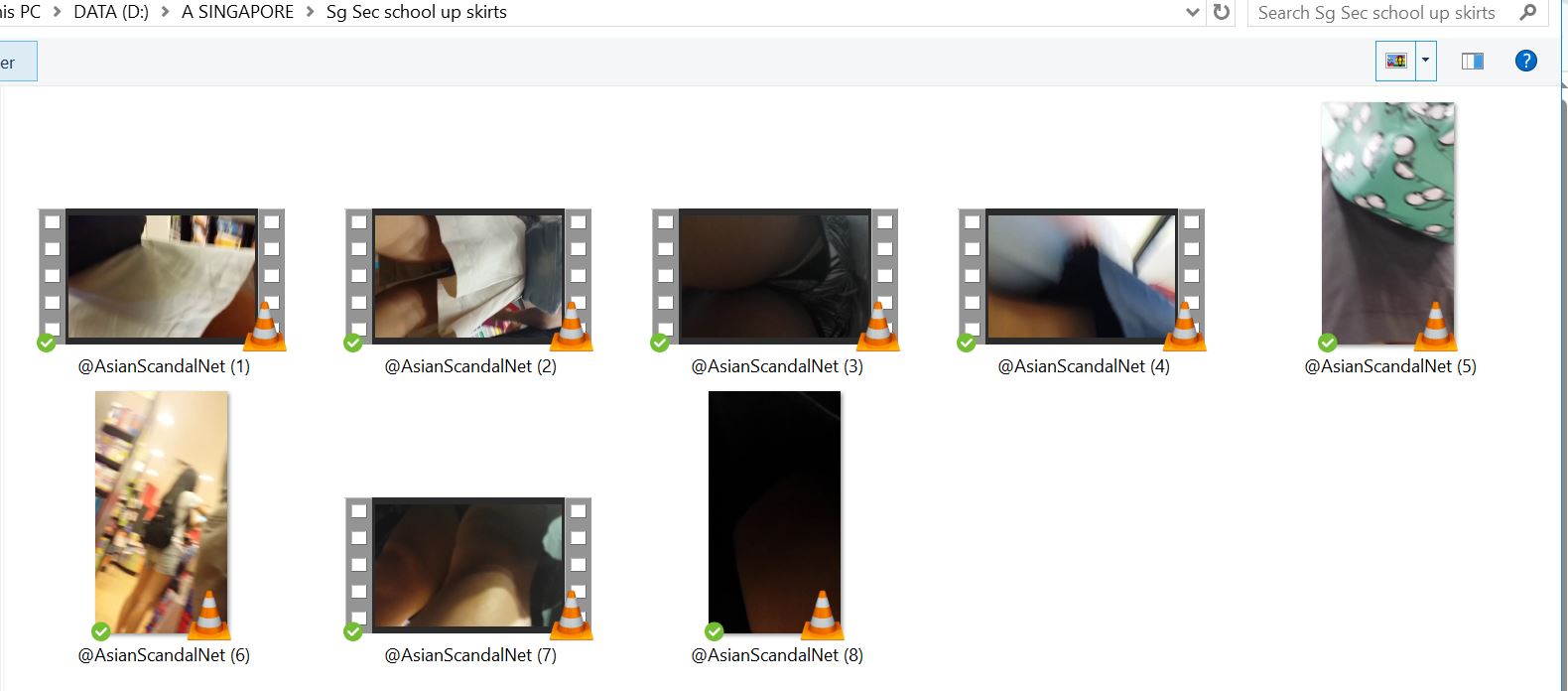 Sg Sec school up skirts