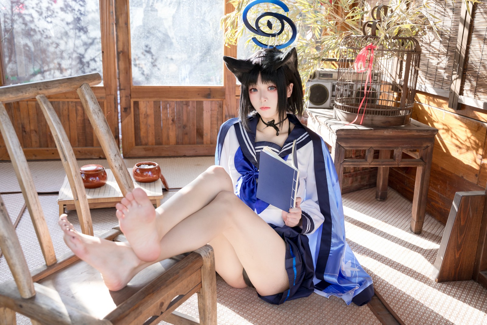 九柒喵 – 桐生桔梗 Cos 高清大合集（88P-470MB）和风旗袍写真插图9