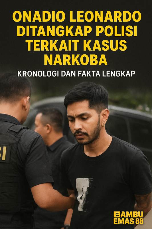 Onadio Leonardo ditangkap terkait narkoba bersama istrinya