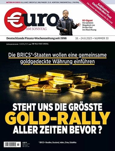 Cover: Euro am Sonntag Finanzmagazin No 33 vom 18  August 2023