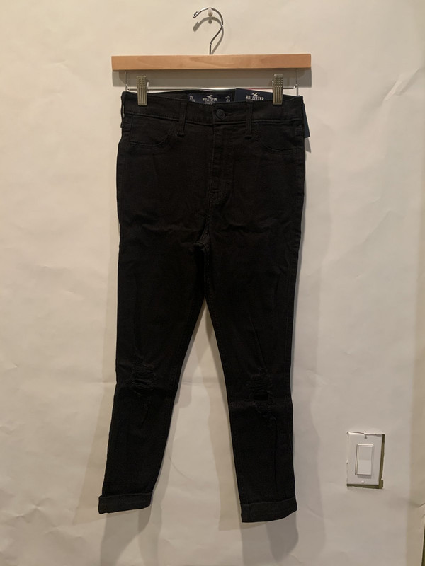 hollister high rise crop jean leggings