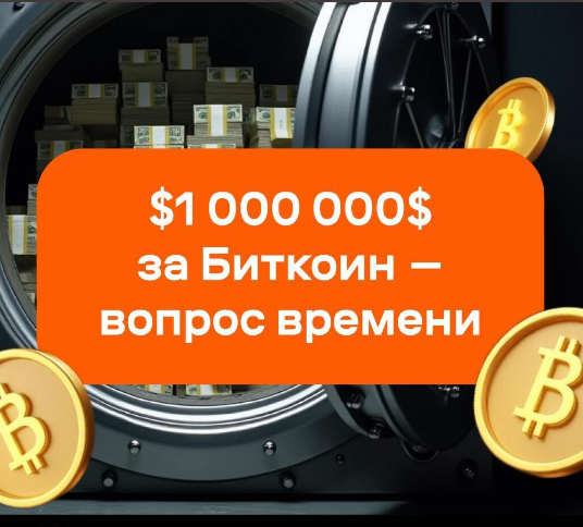 card image Почему Биткойн по миллиону долларов за штуку – это только вопрос времени?
