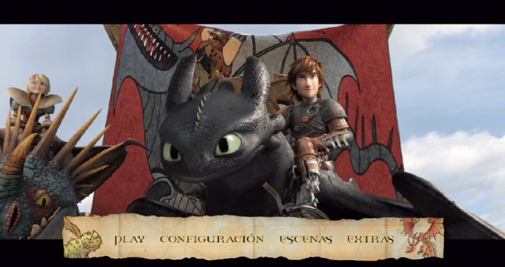 HOW TO TRAIN YOUR DRAGON 2 MENU - Cómo entrenar a tu dragón 2 [2014] [Fantástico, aventuras] [DVD9] [PAL] [Leng. ESP/POR/ENG/HUN/TUR] [Subt. ESP/POR/ENG/HUN/TUR]