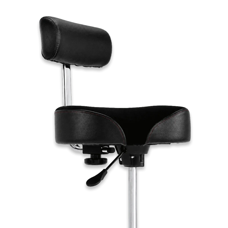 GIBRALTAR 9808HMB Hydraulic Saddle Drum Throne | Adjustable Seat | Black