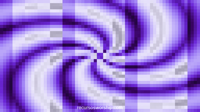loop vj píxeles azul violeta caleidoscopio