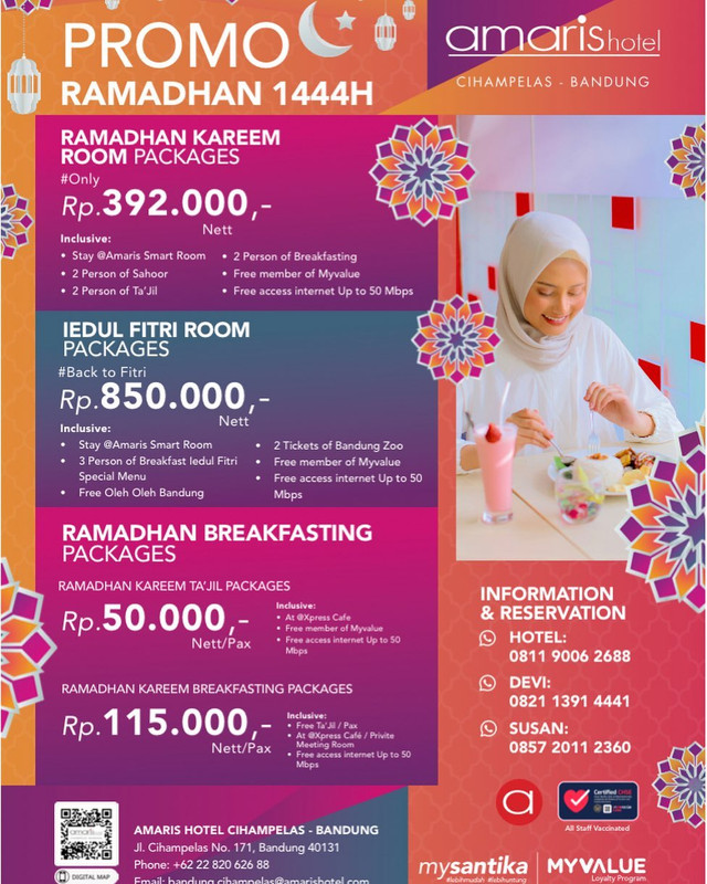 Amaris Hotel Cihampelas, hotel di Bandung yang menawarkan paket bubker all you can eat.