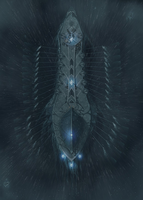 GL Drow Warship Rain