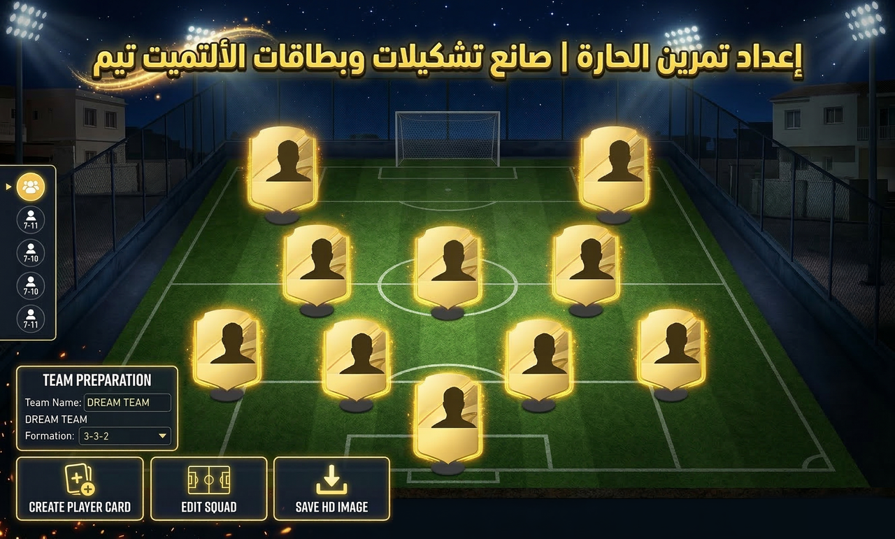 إعداد تمرين الحارة - الألتميت تيم