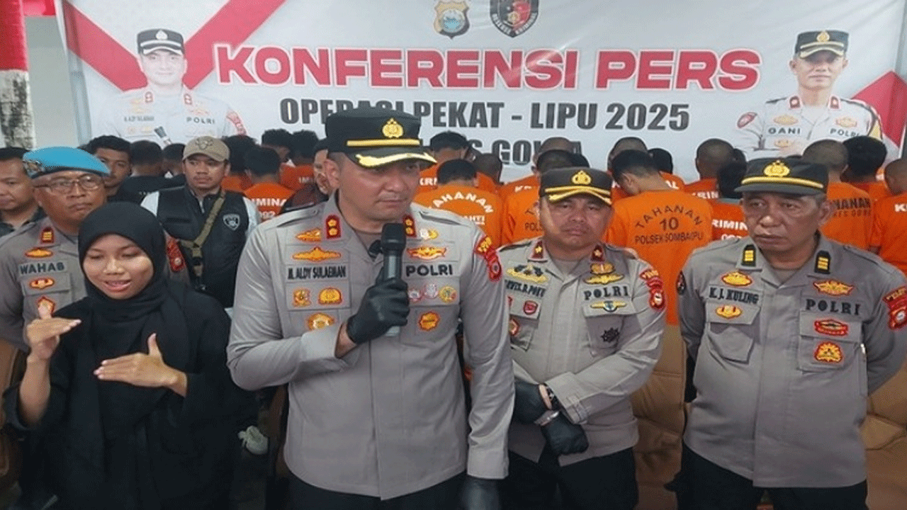 AKBP M. Aldy Buktikan Aksi Nyata, Angka Kriminal di Gowa Turun Drastis