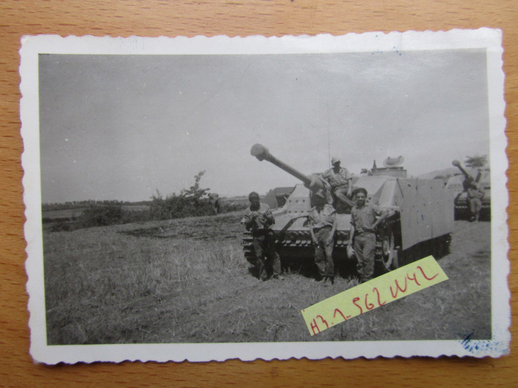 Sturmgeschütz mit Besatzung in VITERBO bei Rom 1