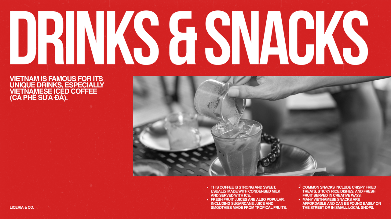 Red and White Bold Vietnam Presentation