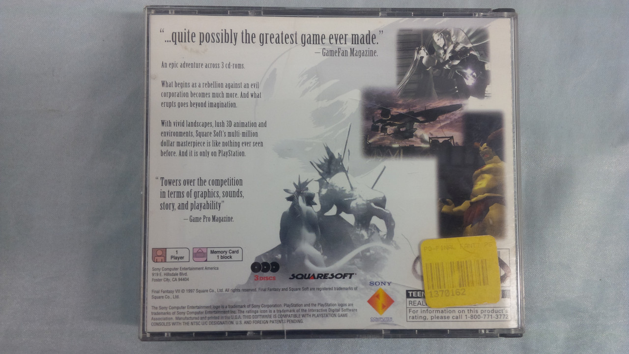 Final Fantasy 7 - 06 (rear cover) 105116