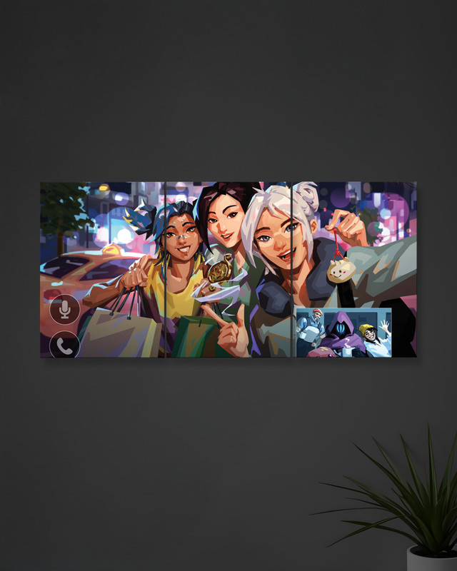 Lunar New Year #7 | Valorant | Games | 3 Piece Split Posters