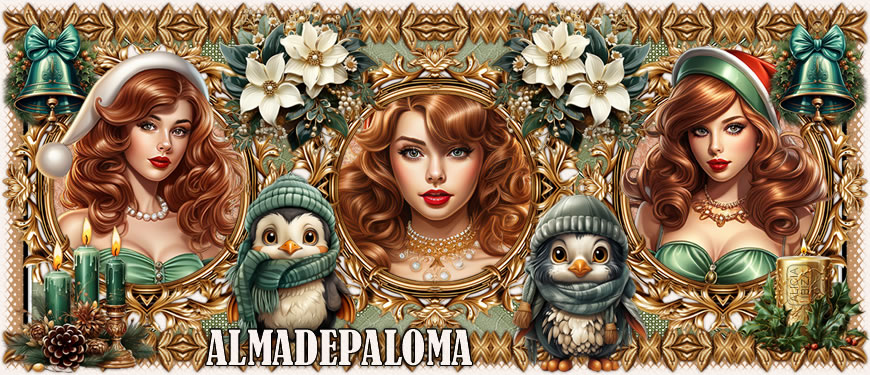 Pinguini di Natale almadepaloma