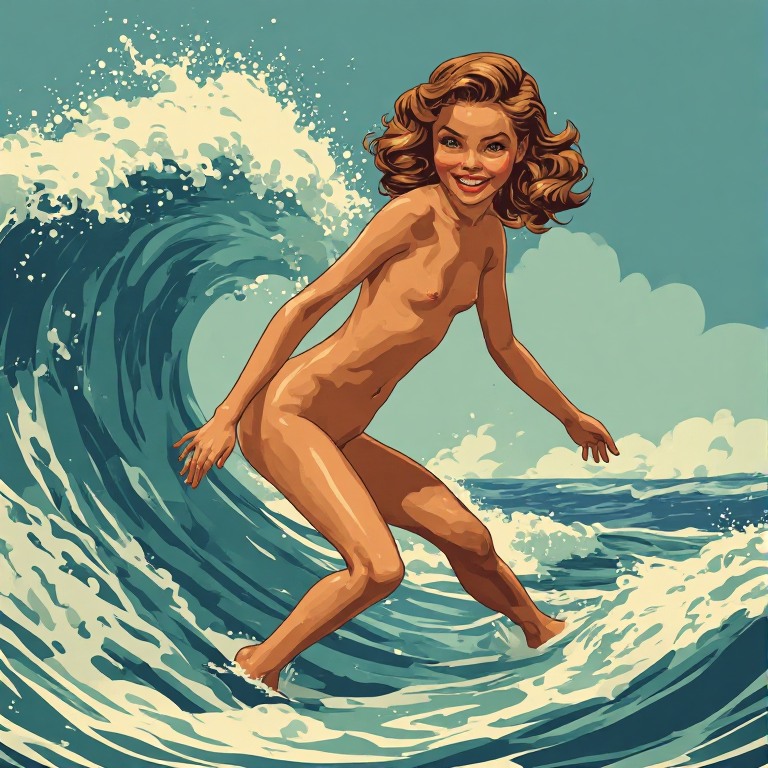 Pin-Up-style-Nakked-Young-Girl-(35)