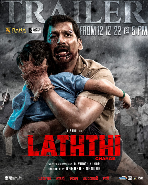 Laththi (2022) UNCUT 1080p-720p-480p HDRip South Movie ORG. [Dual Audio] [Hindi or Tamil] x264 ESubs
