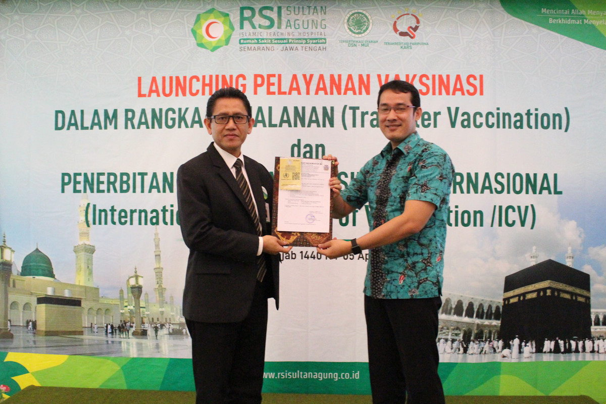 RSI Sultan Agung layani Vaksin Internasional dan Jamaah