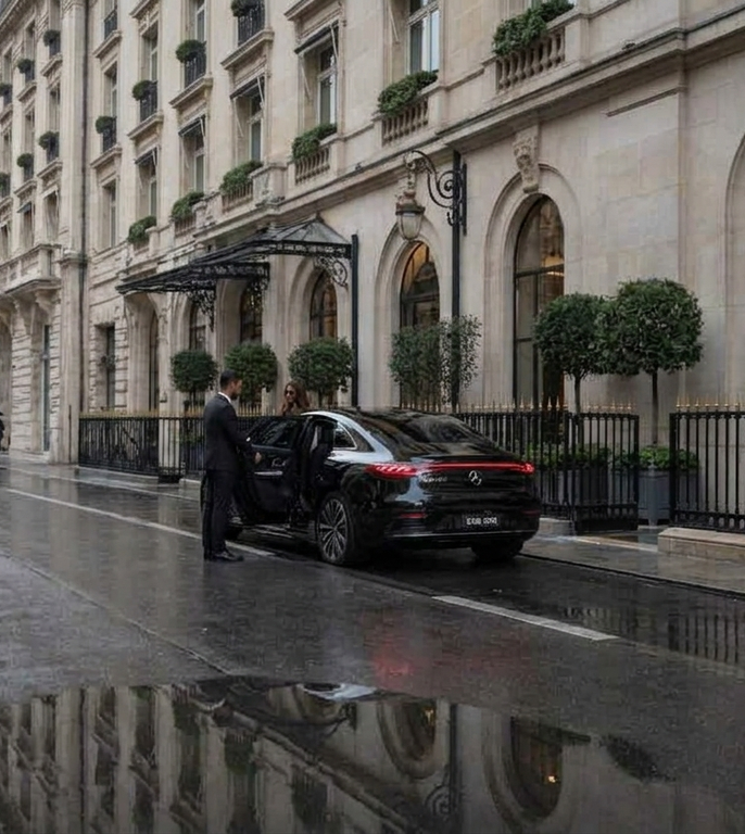 Mercedes V-Class de lujo para transfers Girona - Aeropuerto Barcelona y Costa Brava