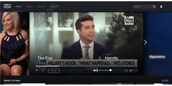 Gambaran dari Situs Directvnow