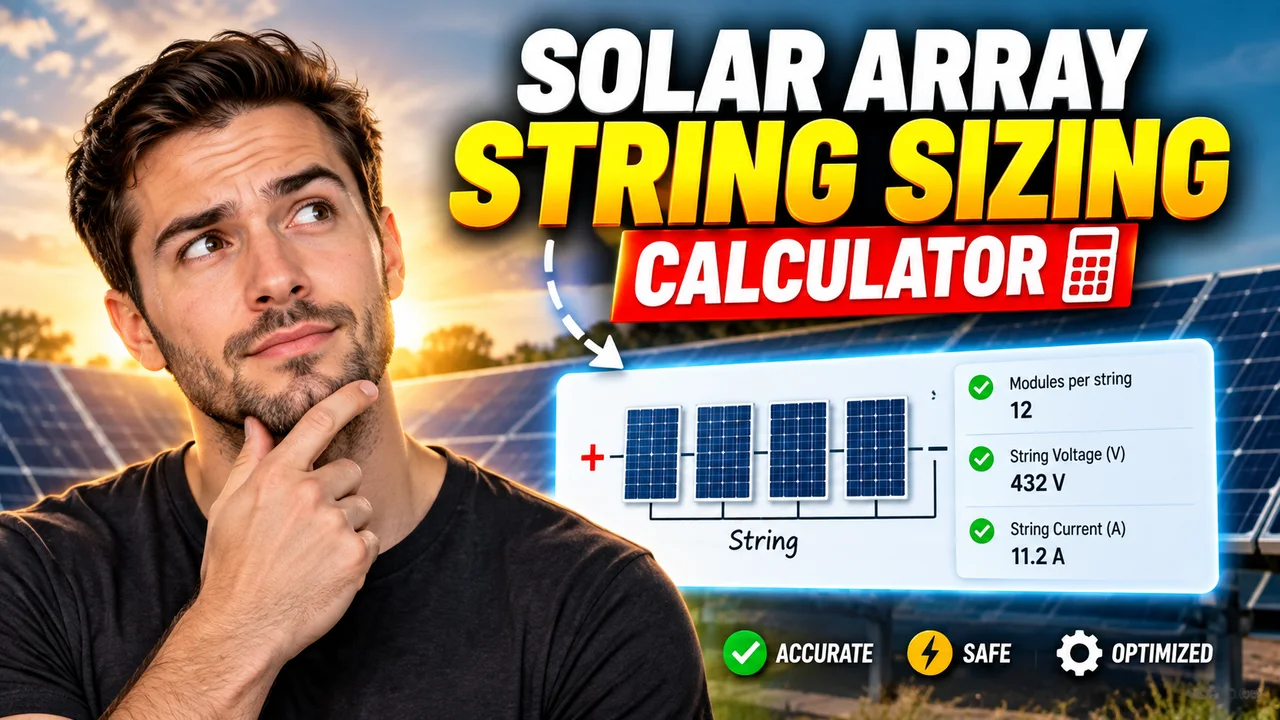 Solar Array String Sizing Calculator