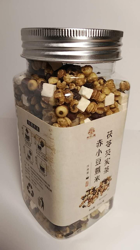 Red bean, coix seed, and fu ling mushroom tea
