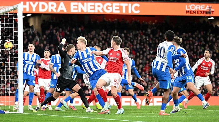 Brighton vs Arsenal, 02h30 ngày 05/03