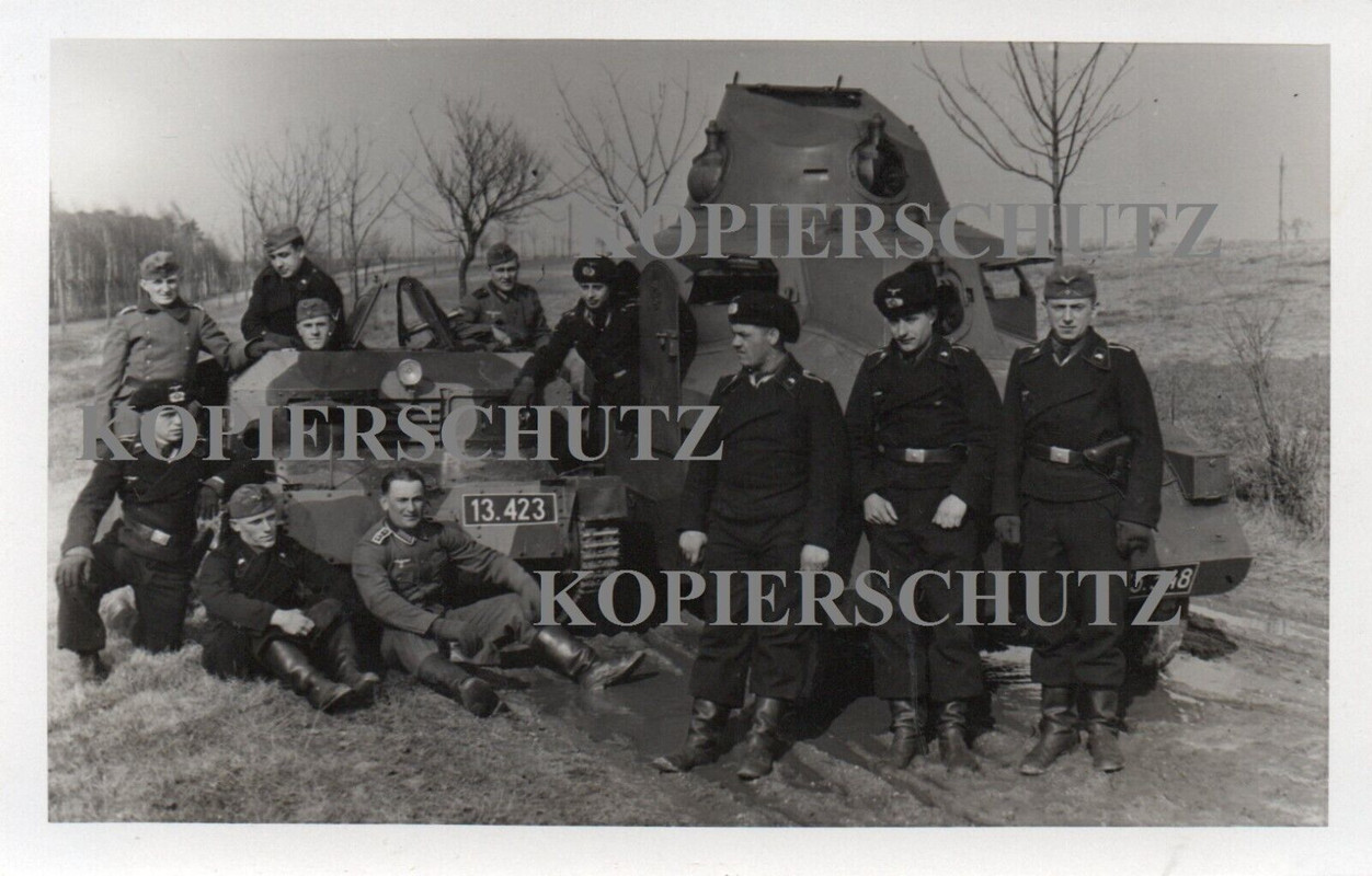 q12- Groß Glienicke Panzer Abt.67 Sudetenland Beutepanzer Camo Sdkfz Tank