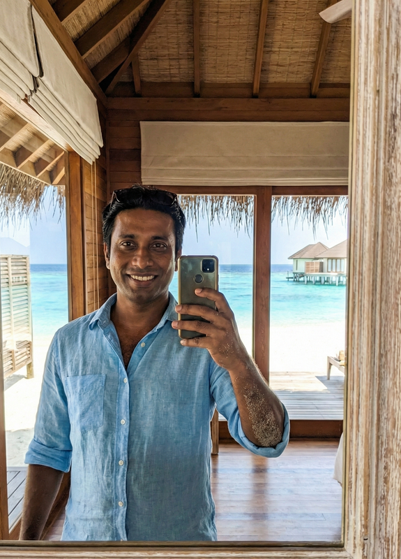 Arjun in the Maldives