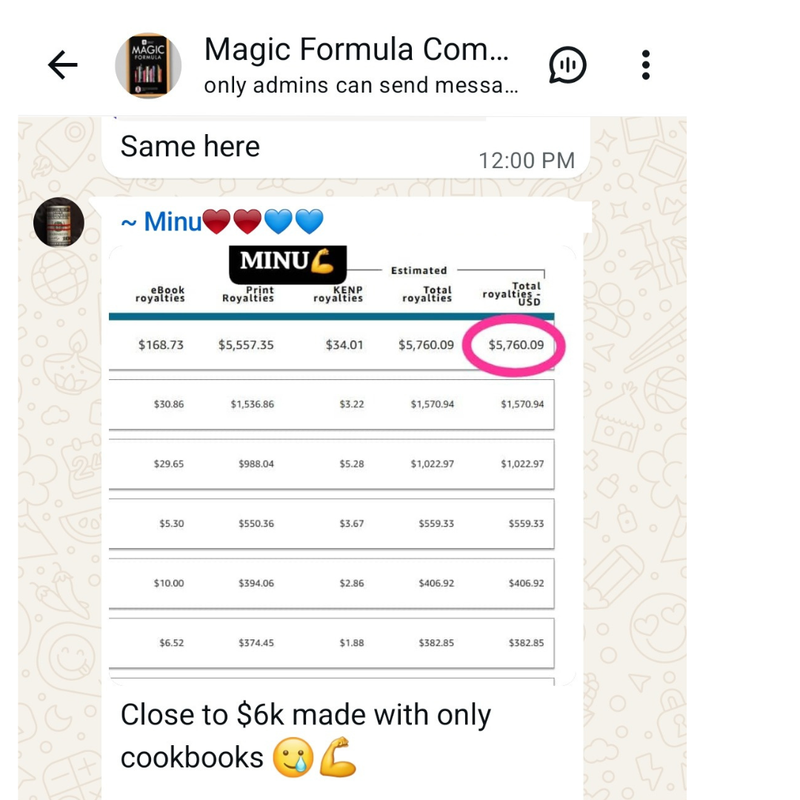 KDP Magic Formula Proof 4