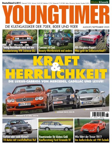 Motor Klassik Youngtimer Magazin August-September No 06 2025
Motor Klassik Youngtimer Magazin August-September No 06 2025
