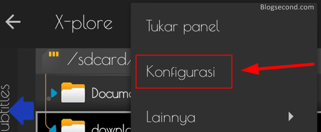 Menampilkan File Tersembunyi di X-Plore