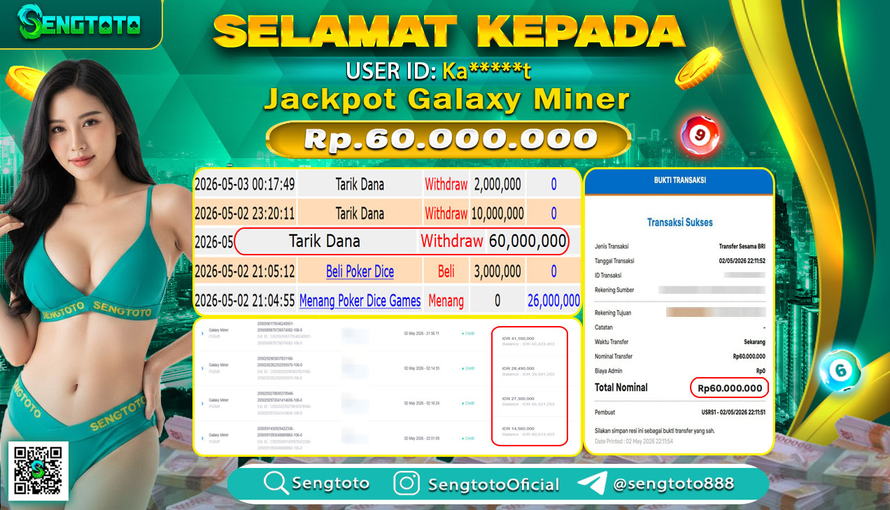 BUKTI PEMBAYARAN SLOT GALAXY MINER