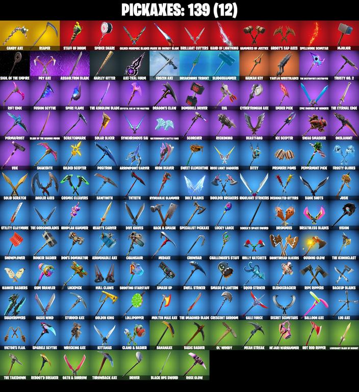 pickaxes comp