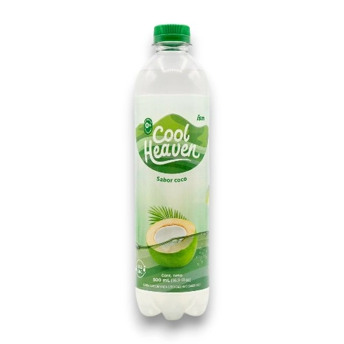 Cool Heaven Agua Con Gas Sabor Coco 16.9 Oz